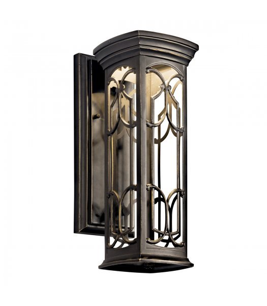 Kichler 49226OZLED Franceasi LED Outdoor Wall Sconce